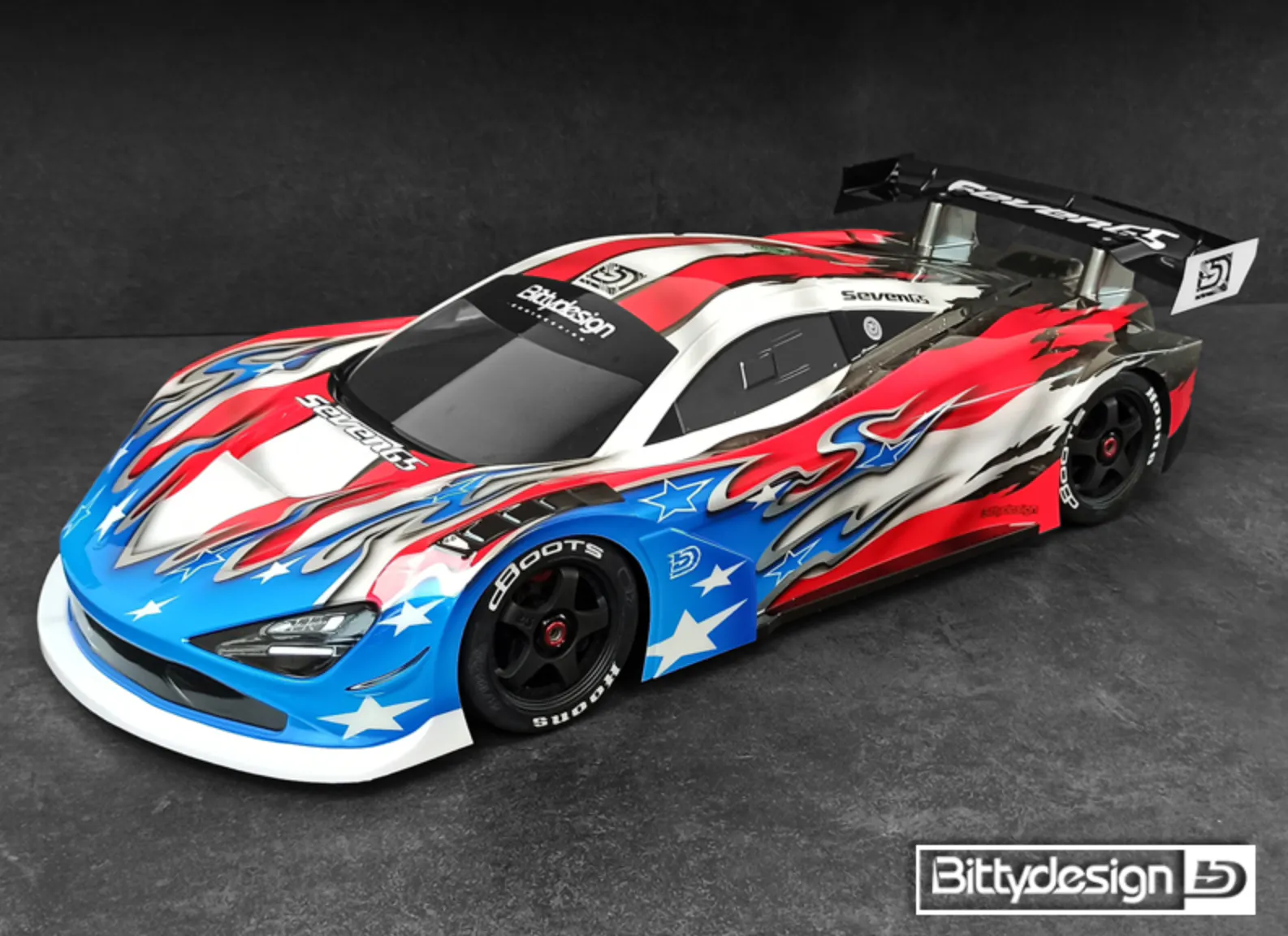 BD-GT7-S65 - Bitty Design Seven65 1/7 ARRMA Infraction-Limitless body